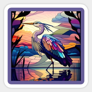 Great Blue Heron Sticker